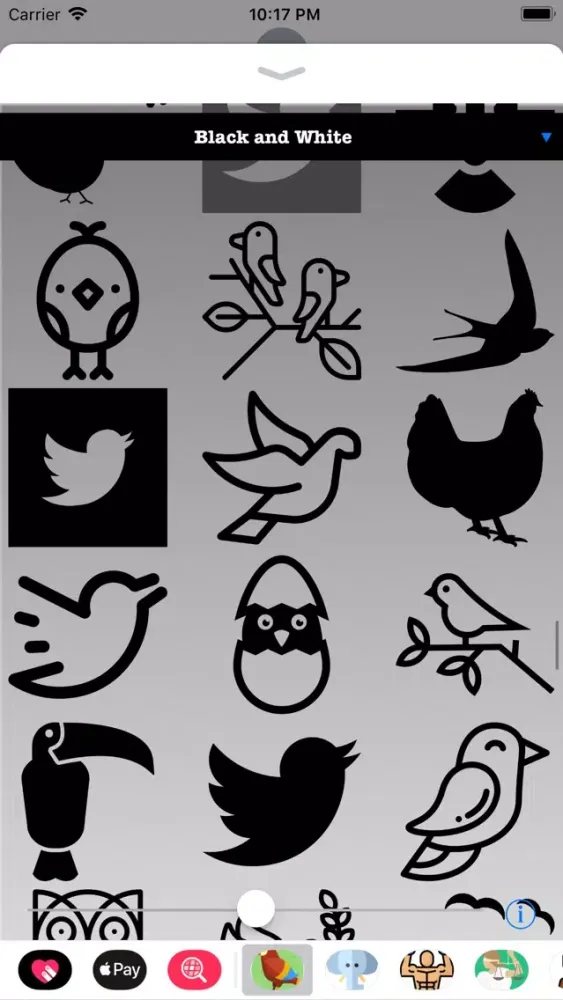 Скриншоты Bird Stickers HD