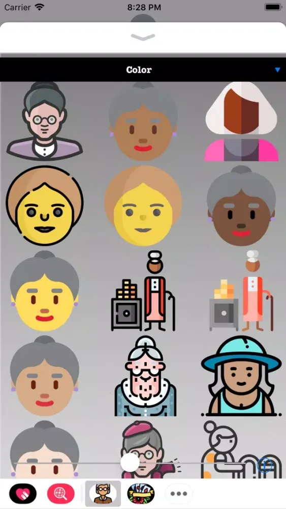 Capturas de pantalla de Old People HD Stickers