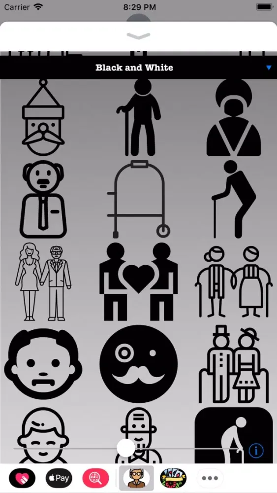 Capturas de pantalla de Old People HD Stickers