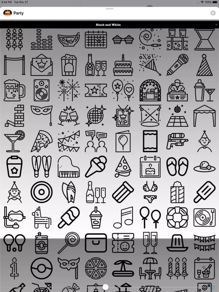 Captures d'écran de Party Stickers - Celebration iPad 