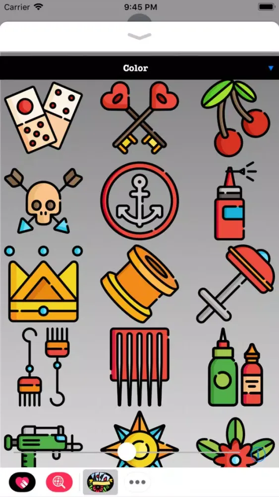 Tangkapan skrin Tattoo Stickers HD