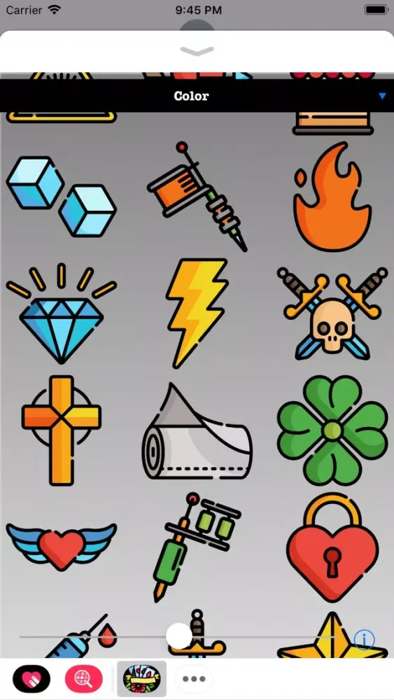 Tangkapan skrin Tattoo Stickers HD