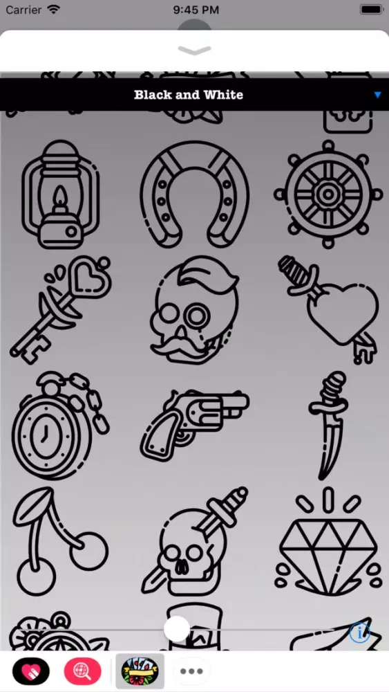 Tangkapan skrin Tattoo Stickers HD