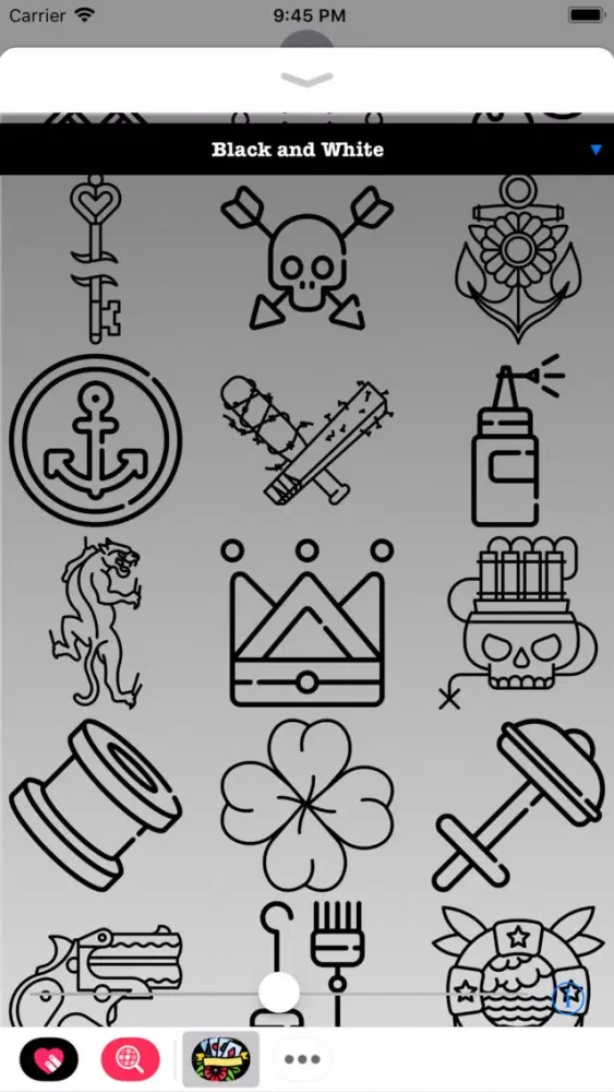 Tangkapan skrin Tattoo Stickers HD
