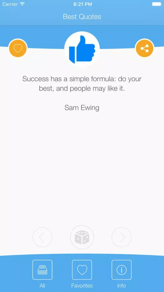 Captures d'écran de Best Quotes - Quotes About Being Your Best