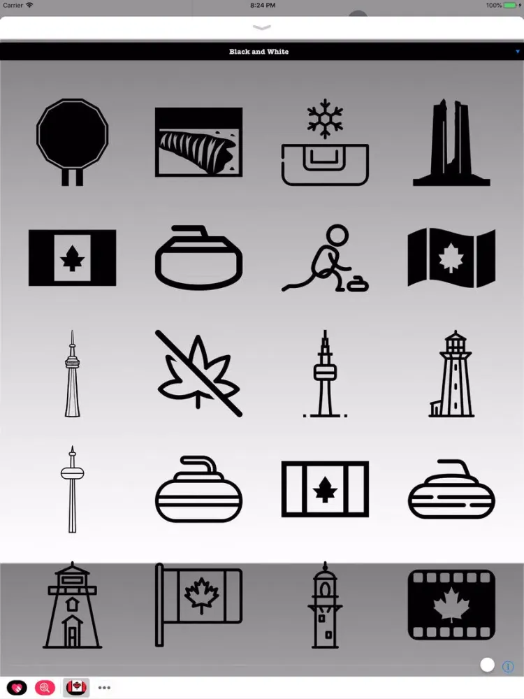Stickers of Canada iPad  Screenshots