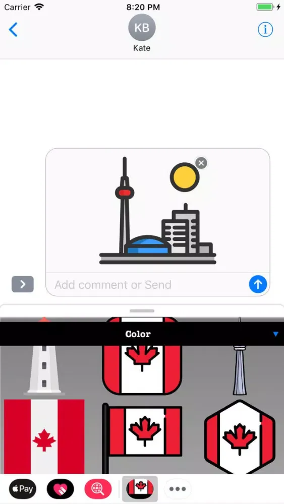 Stickers of Canada Screenshots