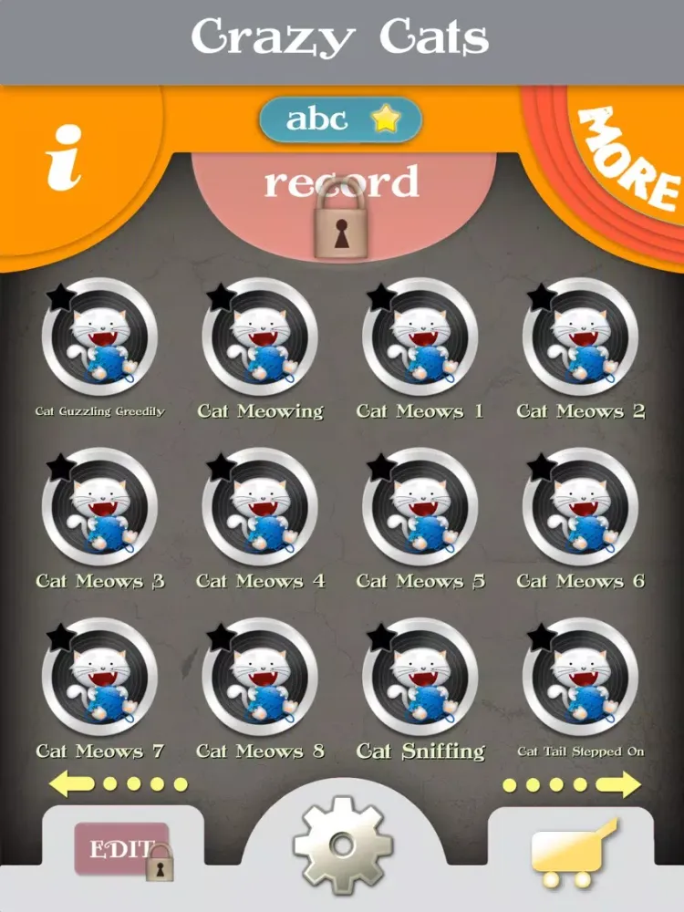 Tangkapan layar Crazy Cat Sounds - The Soundboard for the Cat Lover and Much More iPad 