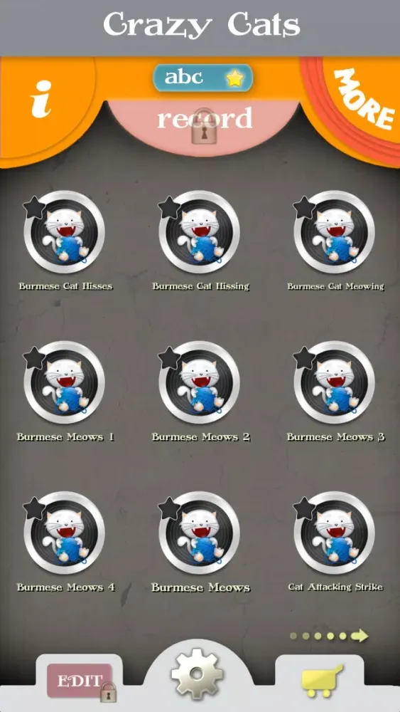 Tangkapan layar Crazy Cat Sounds - The Soundboard for the Cat Lover and Much More
