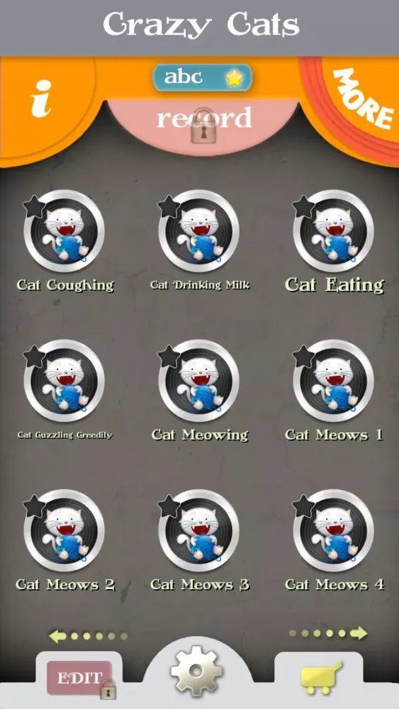 Tangkapan layar Crazy Cat Sounds - The Soundboard for the Cat Lover and Much More