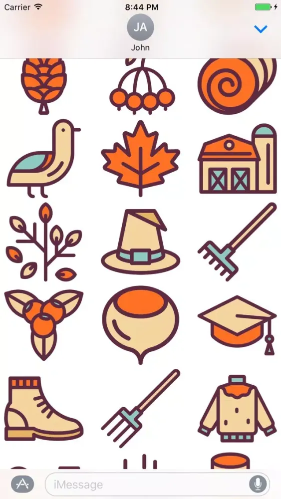 Fall Stickers - Autumn Emojis and Holiday Effects Screenshots