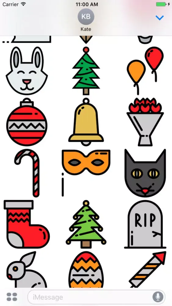 Holidays - Christmas, Halloween and More Stickers應用截圖