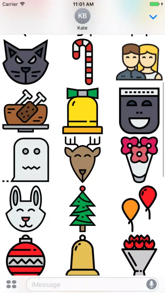 Holidays - Christmas, Halloween and More Stickers應用截圖