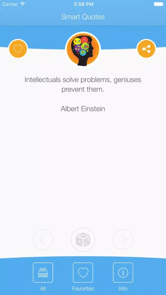 Smart Quotes - Words About Intelligence 스크린샷