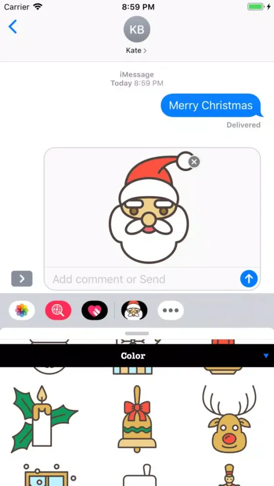Xmas Stickers 4 Christmas スクリーンショット