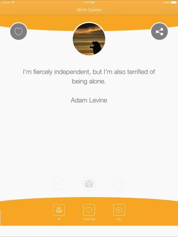 Alone Quotes - Inspiring Sad Words iPad  سکرین شاٹس