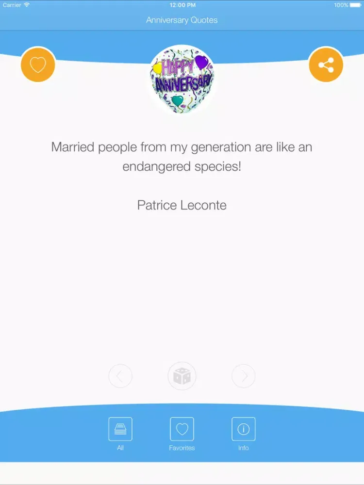 Zrzuty ekranu Anniversary Quotes - Quotes of Love and Milestones iPad 