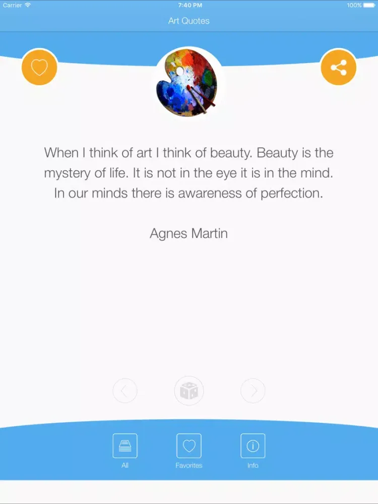 Скриншоты Art Quotes - Inspiring Words About Art iPad 