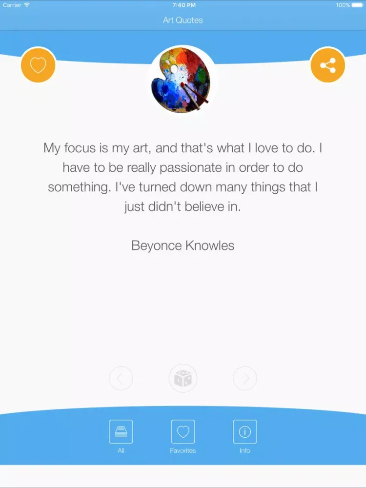 Скриншоты Art Quotes - Inspiring Words About Art iPad 