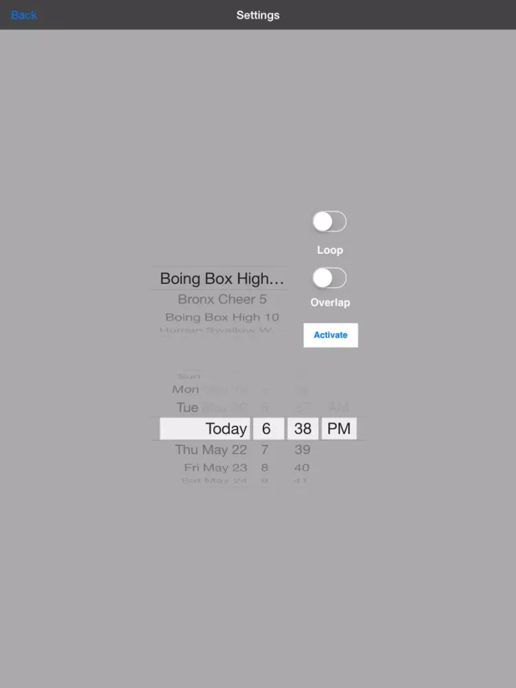 Tangkapan skrin Comedy Sounds Volume 1 iPad 