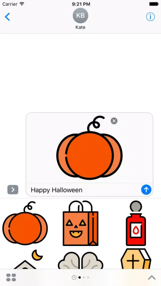 تصاویر Halloween Stickers - Add Spookiness to Chats