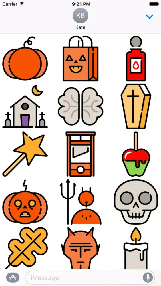 تصاویر Halloween Stickers - Add Spookiness to Chats