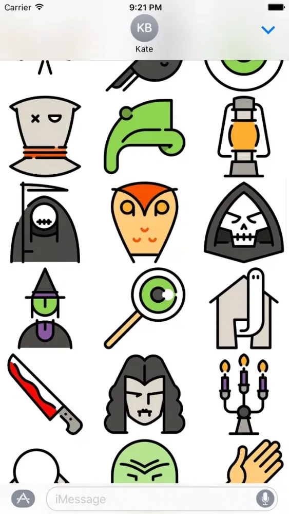 تصاویر Halloween Stickers - Add Spookiness to Chats