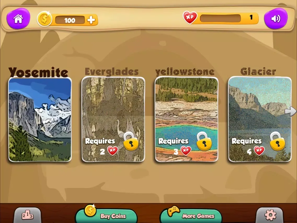 National Parks Bingo - United States Parks and Bingo All In One iPad  سکرین شاٹس