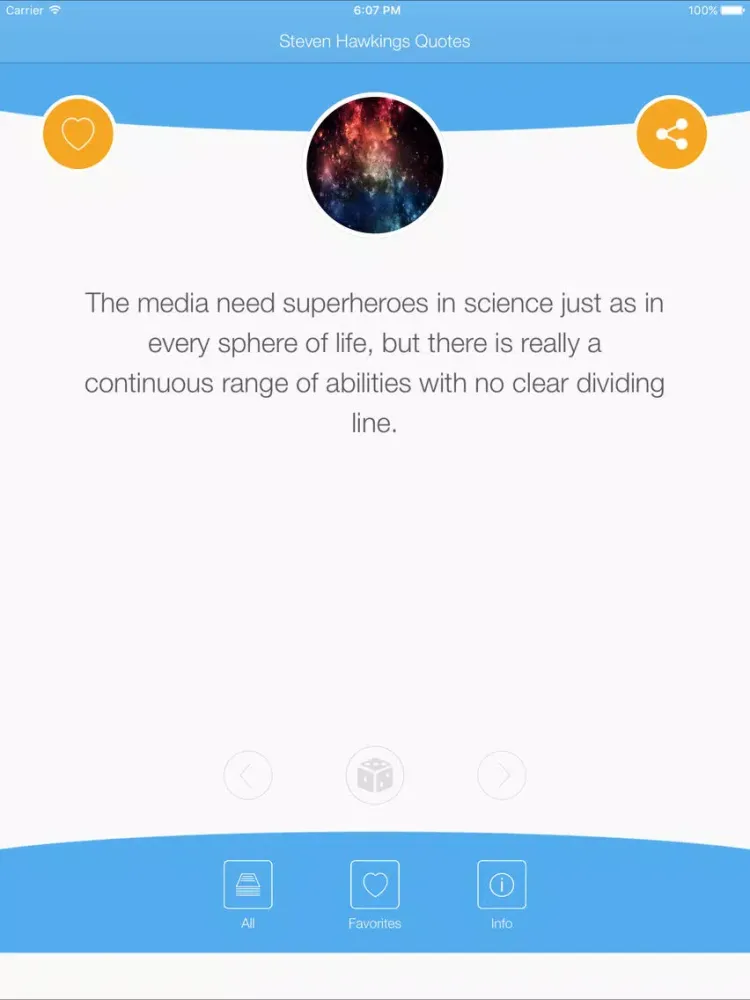 Quotes From Science - "Steven Hawking Edition" iPad  スクリーンショット