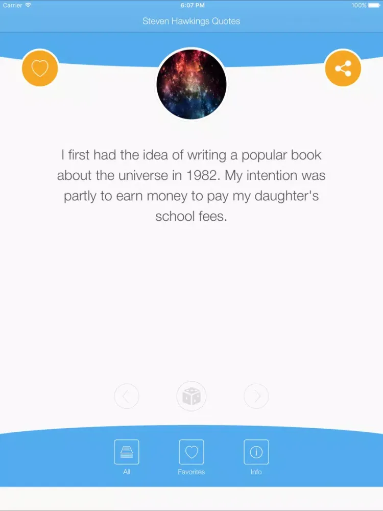 Quotes From Science - "Steven Hawking Edition" iPad  スクリーンショット