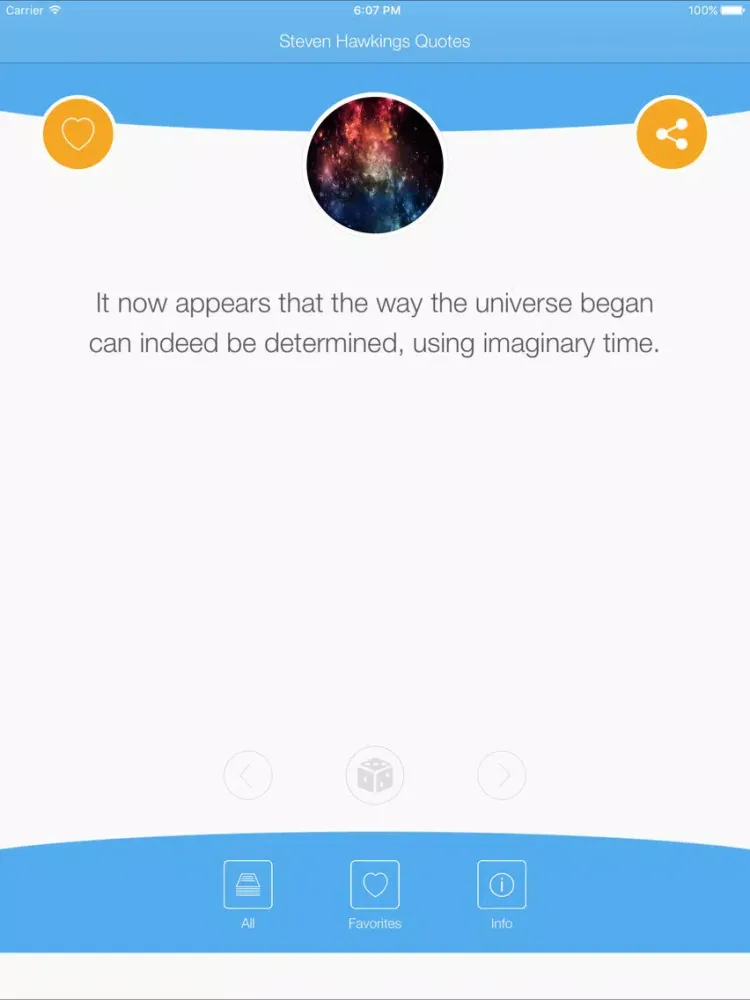Quotes From Science - "Steven Hawking Edition" iPad  スクリーンショット