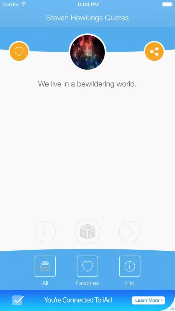 Quotes From Science - "Steven Hawking Edition" スクリーンショット