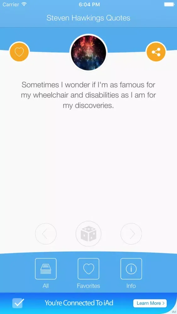 Quotes From Science - "Steven Hawking Edition" スクリーンショット