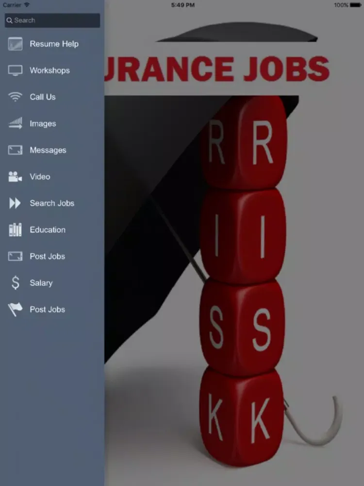 Capturas de tela do Insurance Jobs iPad 