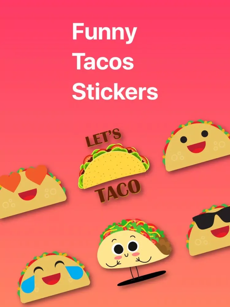 Naughty Tacos Stickers Emojis iPad  Screenshots