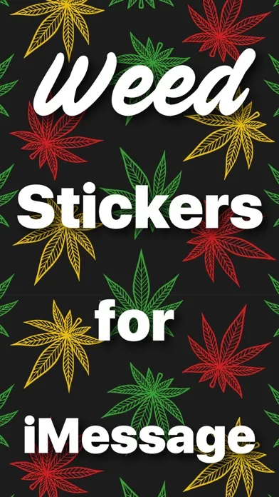 Tangkapan skrin Weed Firm Marijuana Emojis App