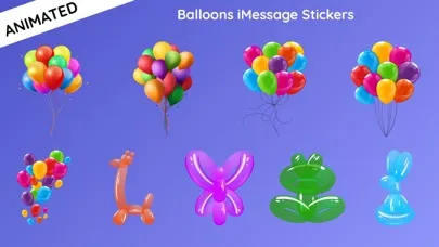 Animated Balloons for iMessage应用截图