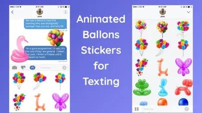 Animated Balloons for iMessage应用截图