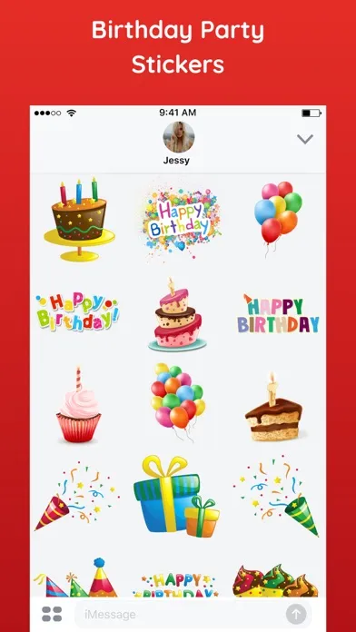 تصاویر Happy Birthday Sticker HBD App