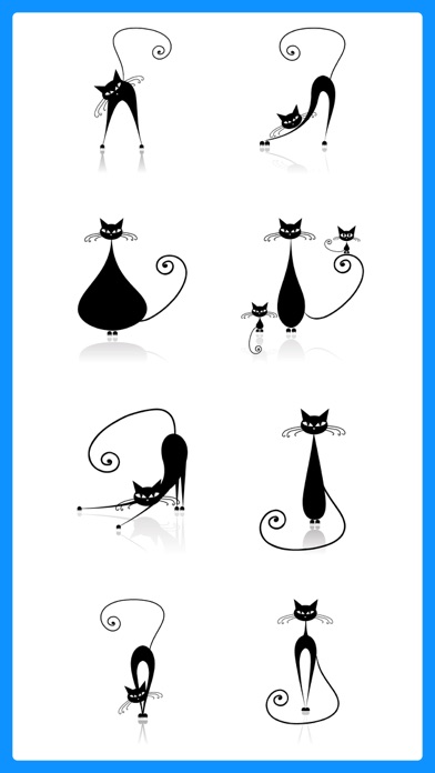 ภาพหน้าจอของ Celeb Cat SMS Stickers Pack IM