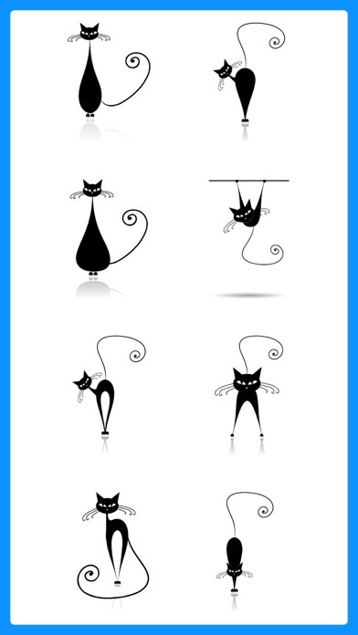 ภาพหน้าจอของ Celeb Cat SMS Stickers Pack IM