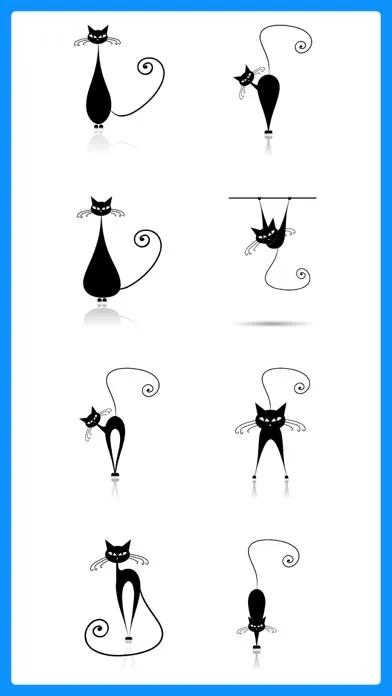 Celeb Cat SMS Stickers Pack IM应用截图