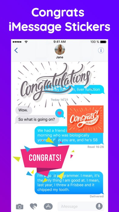 Congrats & Congratulation Pack应用截图