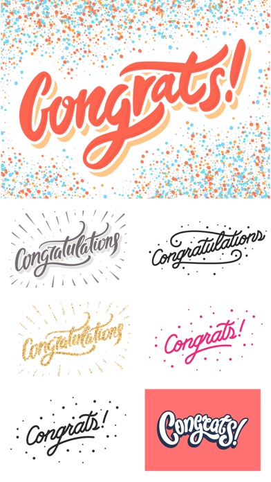 Congrats & Congratulation Pack应用截图