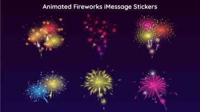 Screenshot di Animated Fireworks Party Text