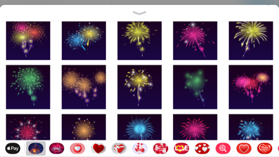 Screenshot di Animated Fireworks Party Text