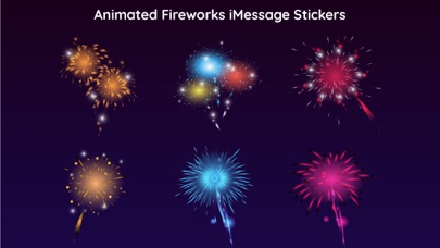 Screenshot di Animated Fireworks Party Text