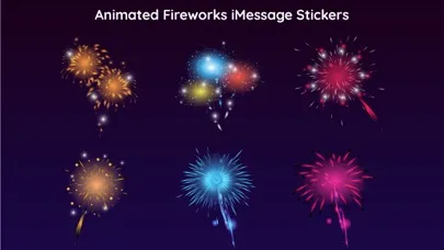 Animated Fireworks Party Text 스크린샷