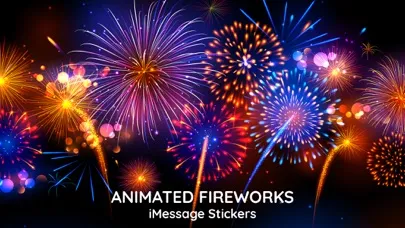 Screenshot di Animated Fireworks Sticker GIF