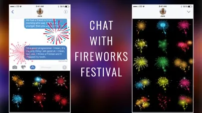 Screenshot di Animated Fireworks Sticker GIF